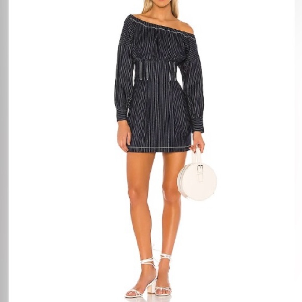 🤩 Lovers+Friends Pinstripe Denim Dress 🤩